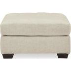 Pouf d'appoint surdimensionné Falkirk - Parchemin