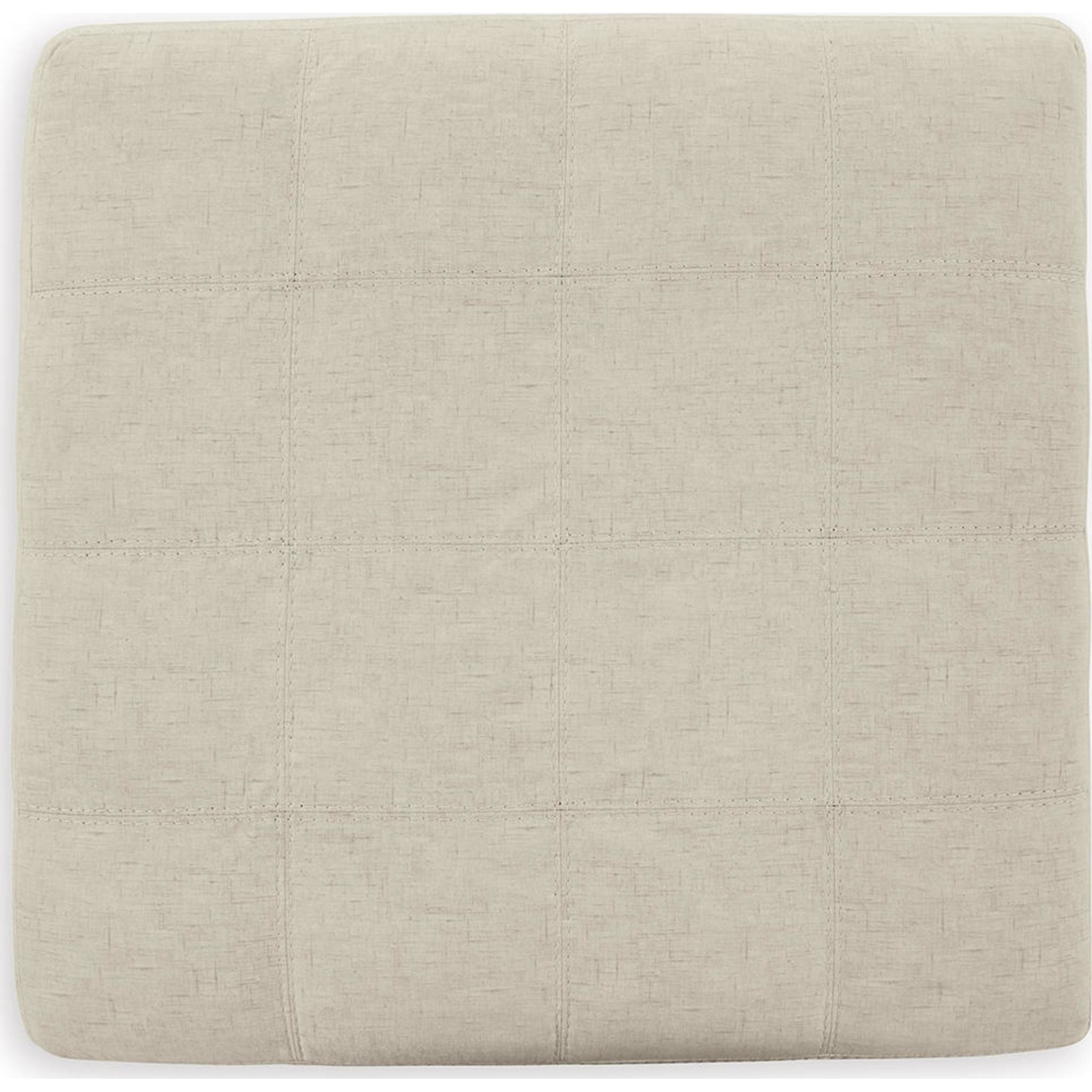 Pouf d'appoint surdimensionné Falkirk - Parchemin