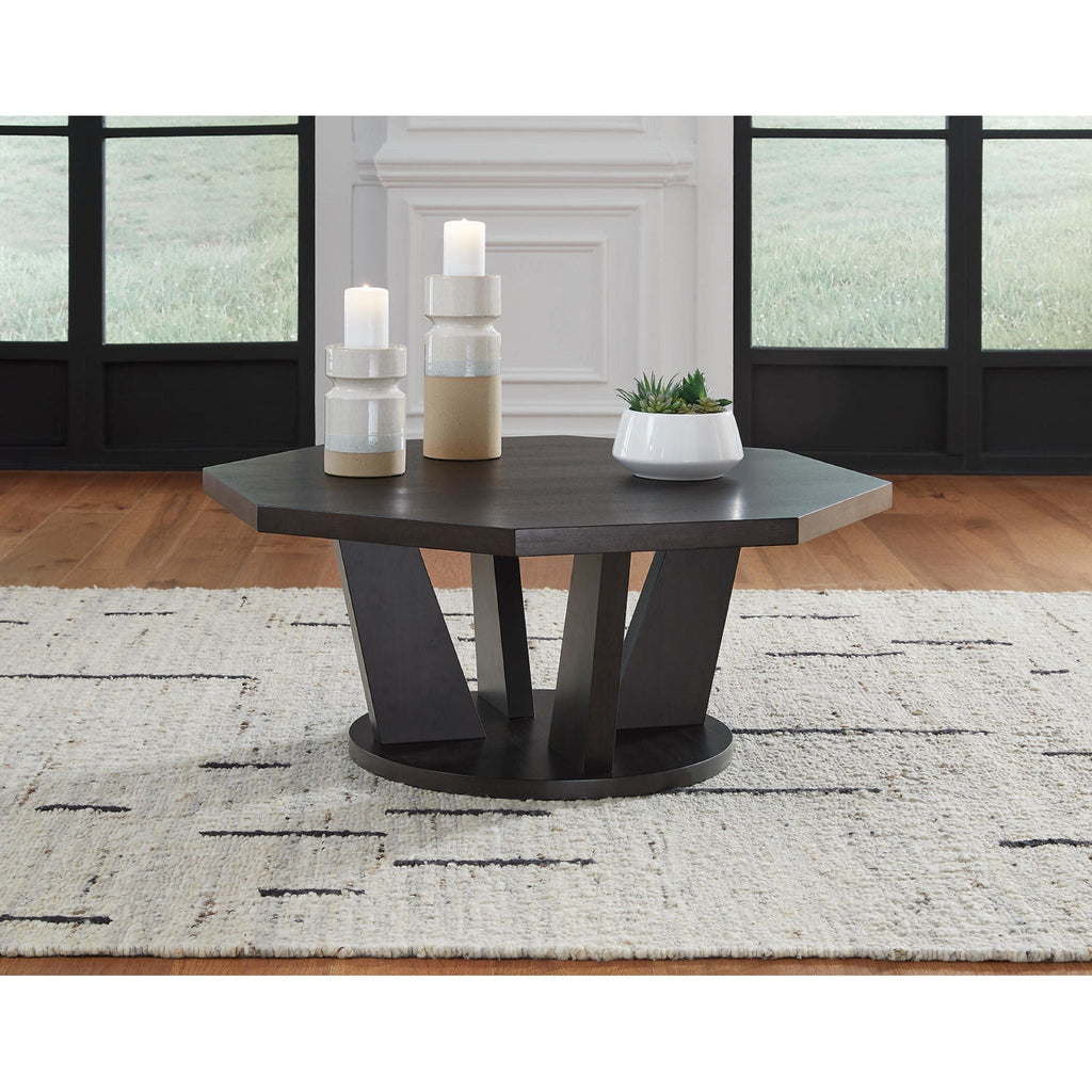 Table d'appoint Chasinfield - Marron foncé