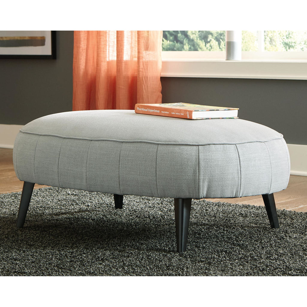 Pouf d'appoint surdimensionné Hollyann - Gris