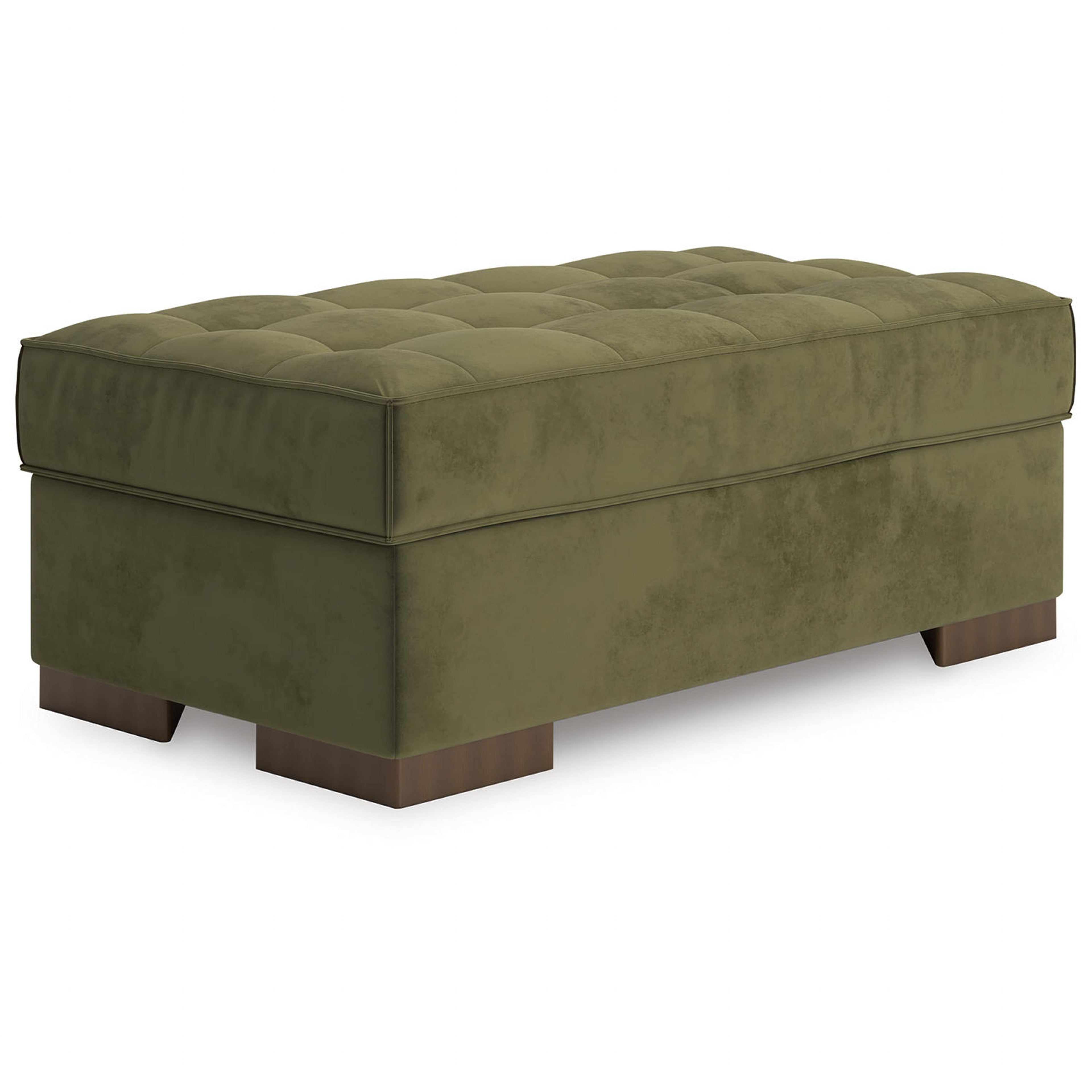 Pouf d'appoint surdimensionné Caspian-Town - Olive
