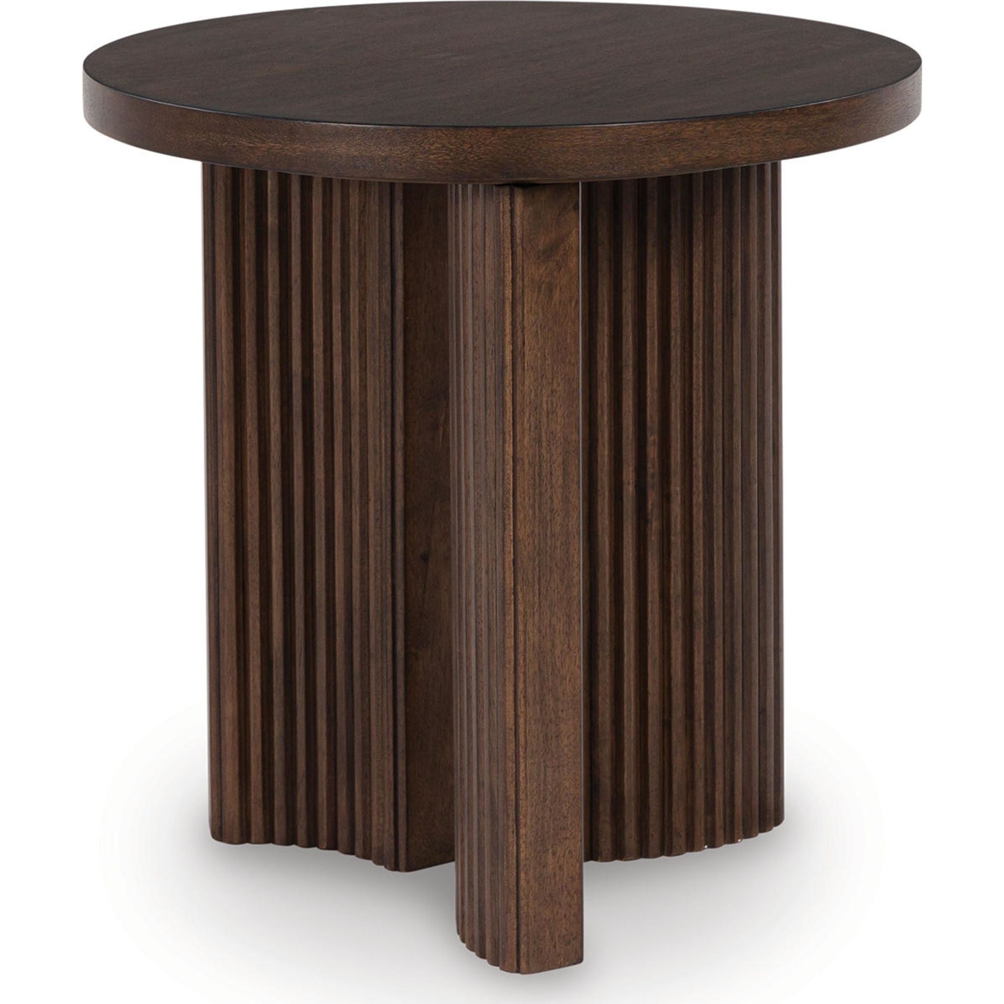 Table d'appoint Korestone - Brun foncé