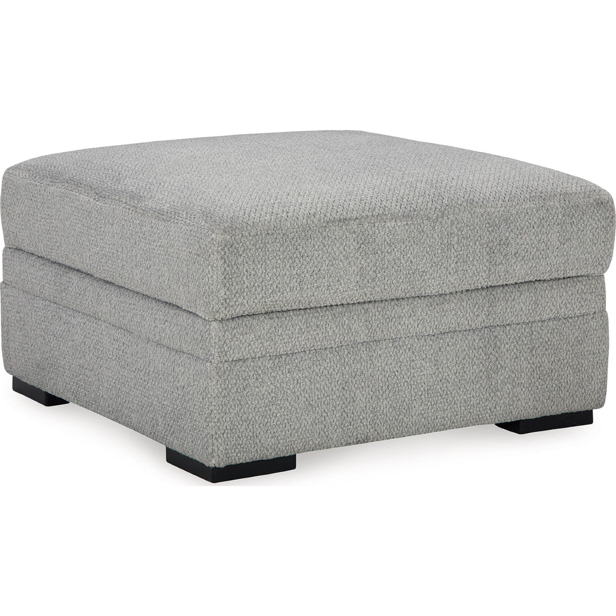 Pouf de rangement Casselbury - Ciment