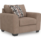 Fauteuil surdimensionné Triston-Peaks - Daim