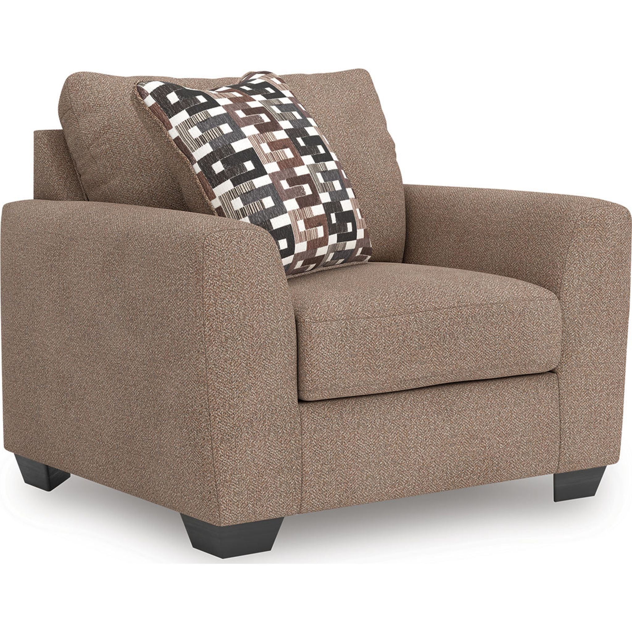 Fauteuil surdimensionné Triston-Peaks - Daim