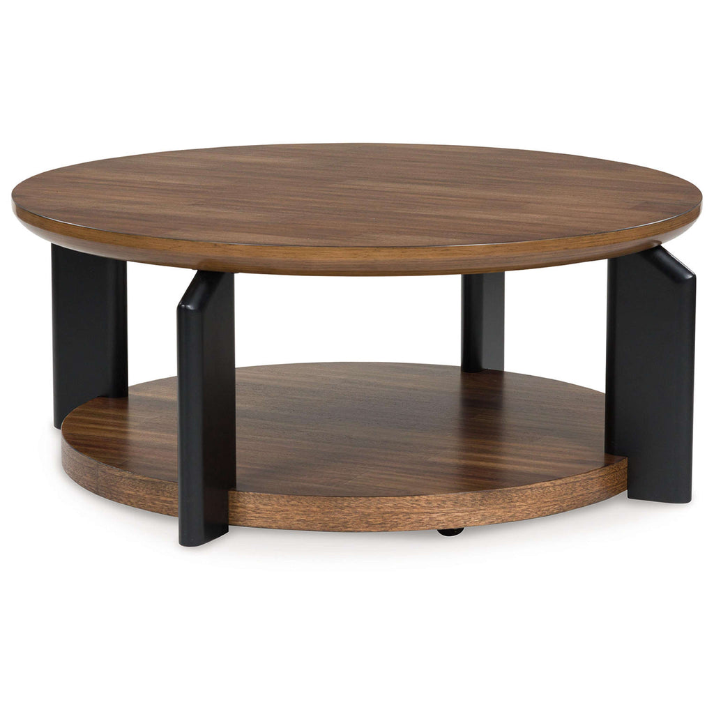 Table basse Kraeburn - Marron/Noir