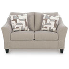 Canapé deux places Willarae - Taupe