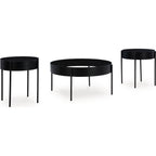 Lot de 3 tables Ardoline - Noires