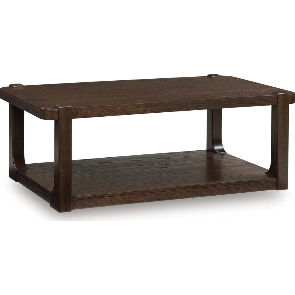 Table basse Breckington - Marron foncé