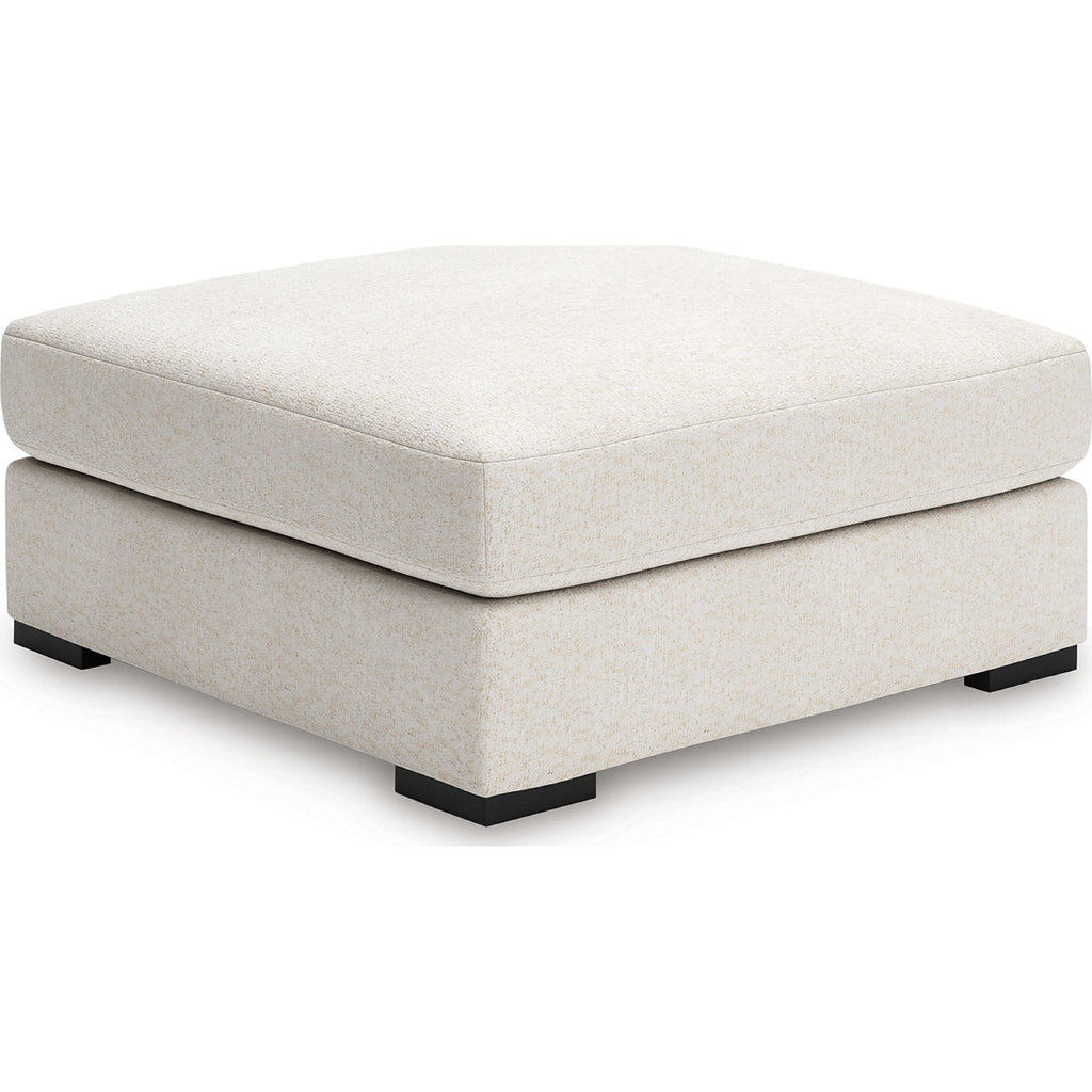 Pouf d'appoint surdimensionné Donelson Creek - Vanille