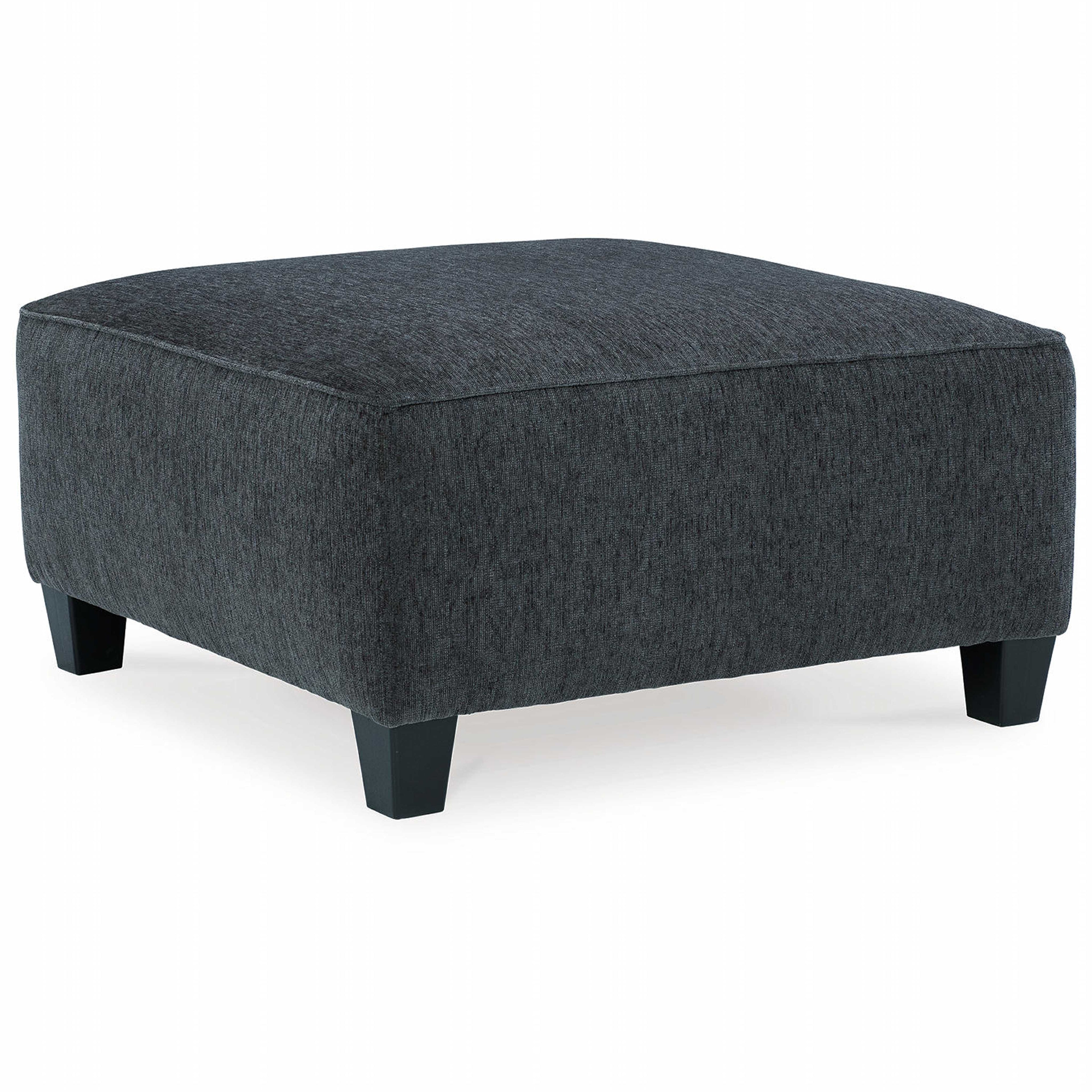 Pouf d'appoint surdimensionné Abinger - Gris fumé