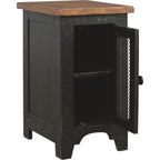 Table d'appoint Kendell Chair - Noir/Marron