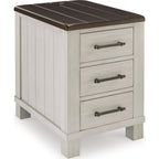 Table d'appoint Darborn Chair - Gris/Marron