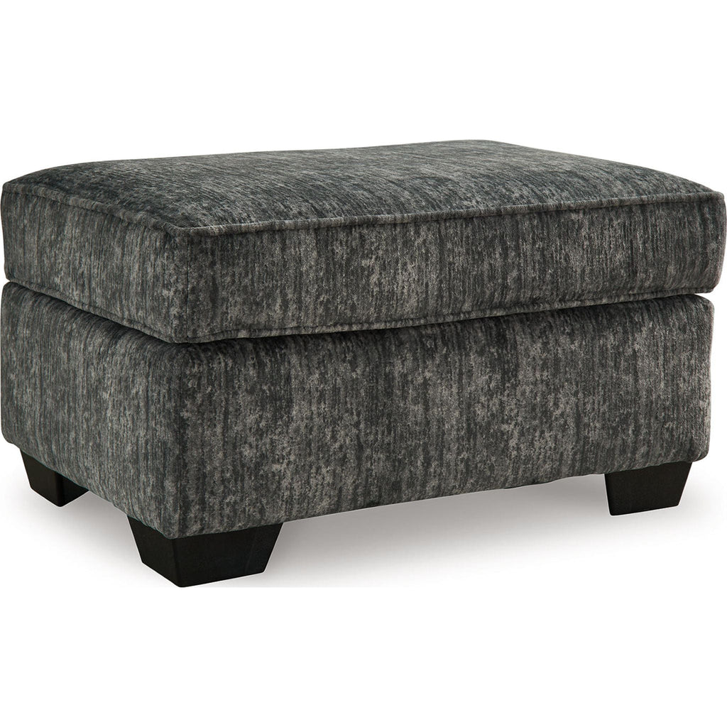Pouf Lonoke - Gris anthracite