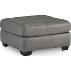 Pouf d'appoint surdimensionné Clairette Court - Alliage