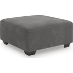 Pouf d'appoint surdimensionné Clarington - Gris pierre