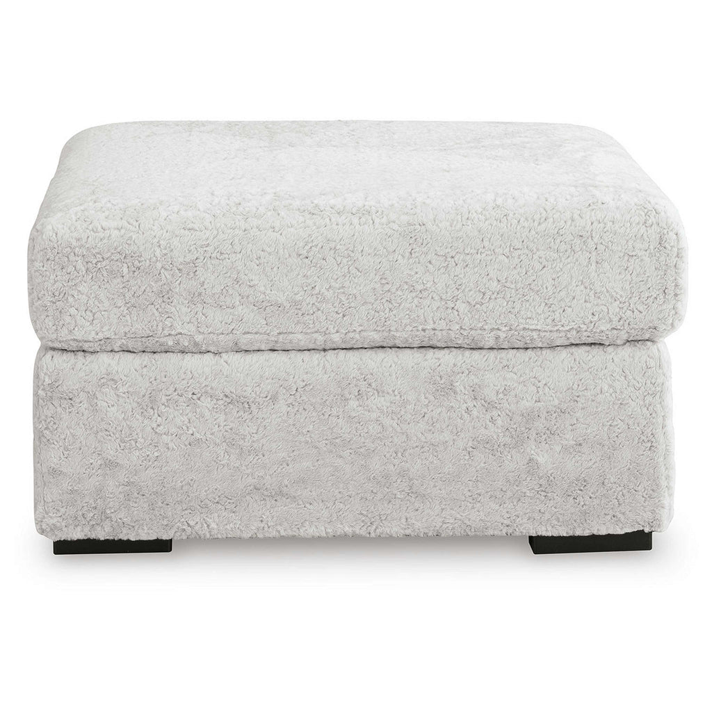 Pouf d'appoint surdimensionné Cuddle Plush - Arctique