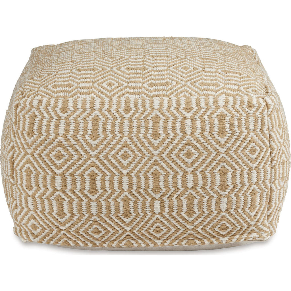 Pouf Adamont - Beige/Ivoire