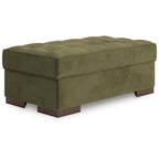 Pouf d'appoint surdimensionné Caspian-Town - Olive