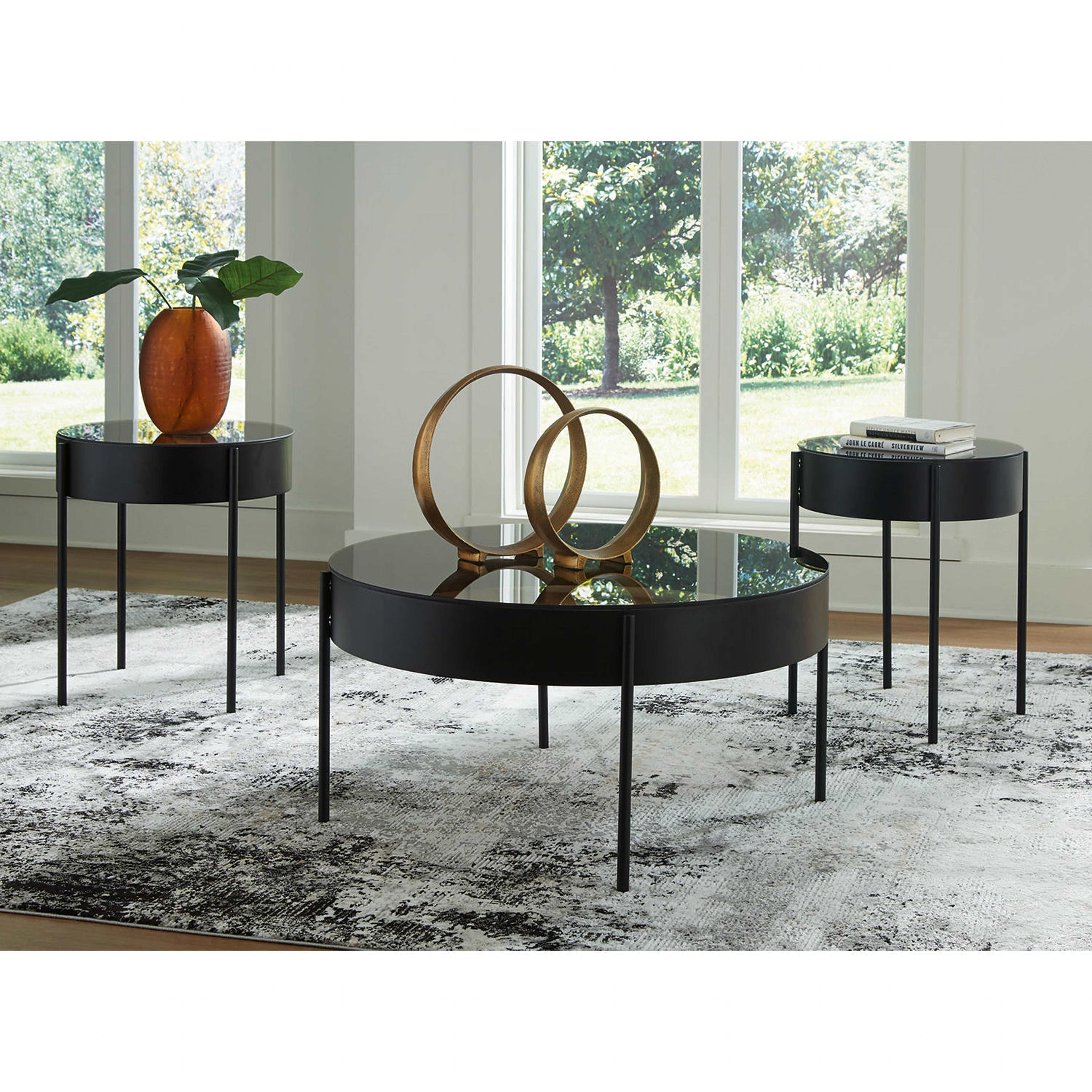 Lot de 3 tables Ardoline - Noires