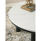 Lot de 3 tables Xandrum - Noir/Blanc