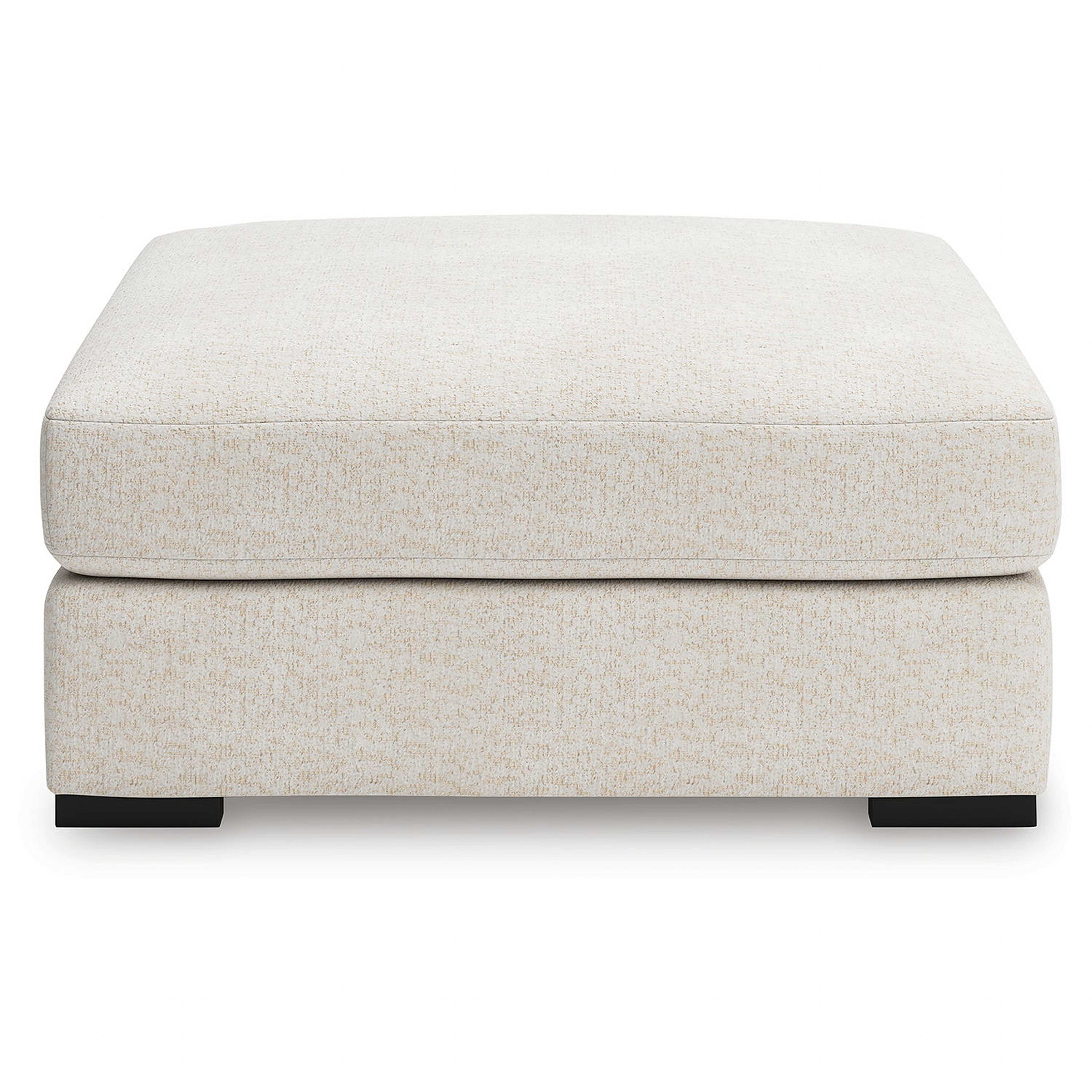 Pouf d'appoint surdimensionné Donelson Creek - Vanille