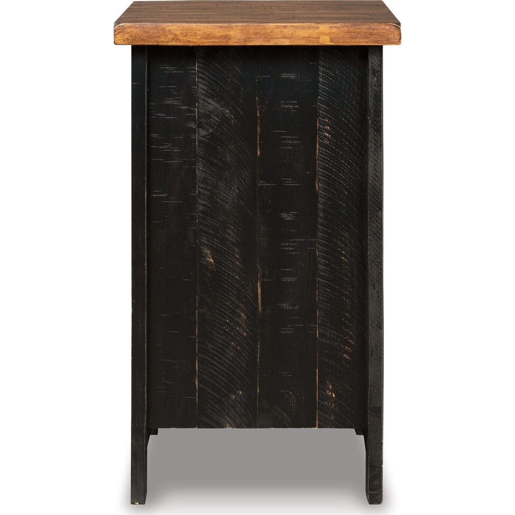 Table d'appoint Kendell Chair - Noir/Marron