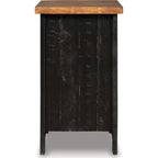 Table d'appoint Kendell Chair - Noir/Marron