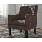 Fauteuil d'appoint Drakelle - Acajou