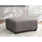 Pouf d'appoint surdimensionné Clarington - Gris pierre
