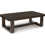 Table basse Breckington - Marron foncé