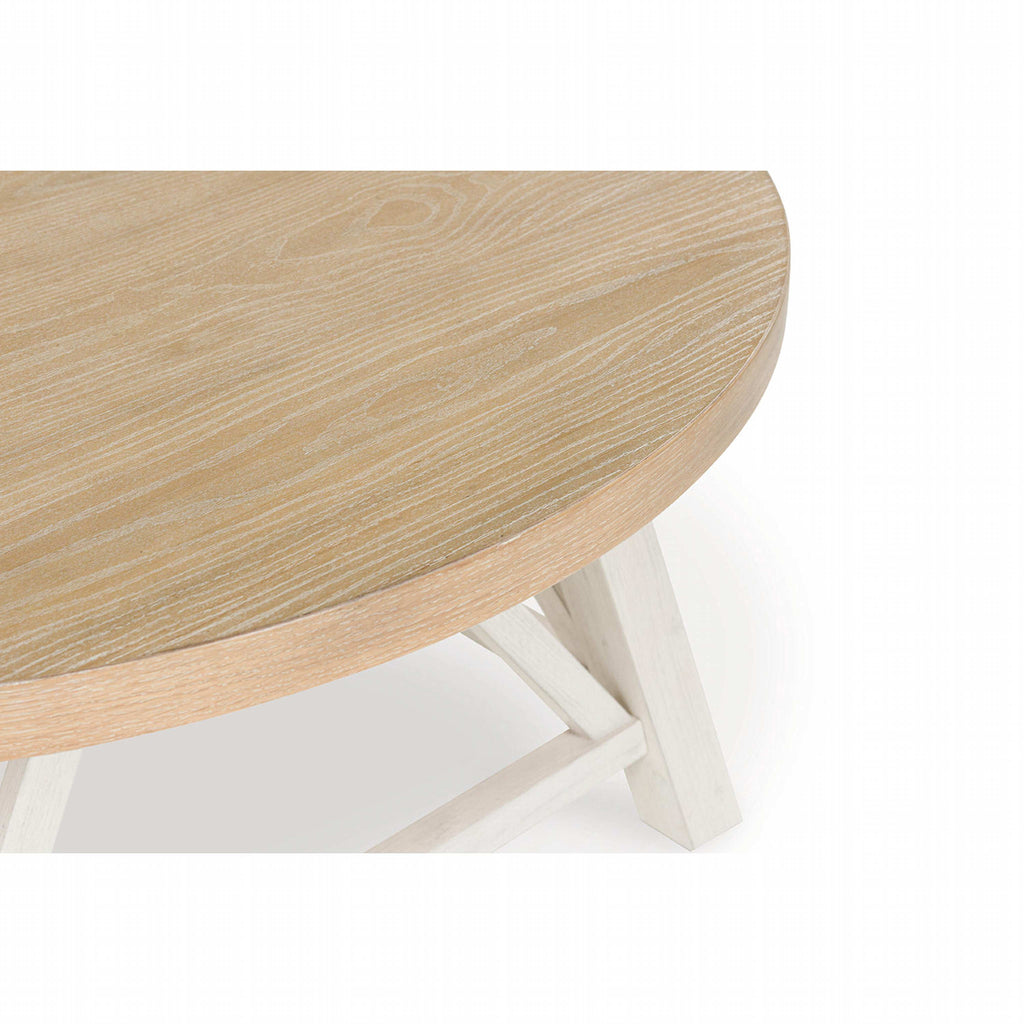 Lot de 3 tables Fawndell - Blanc antique/Brun