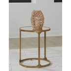 Table de bout Korajane - Or antique