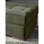 Pouf d'appoint surdimensionné Caspian-Town - Olive