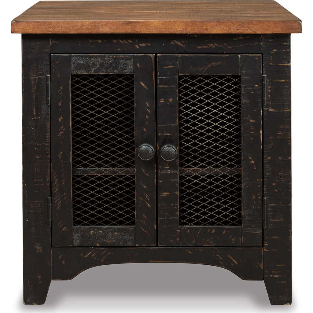 Table d'appoint Kendell - Noir/Marron