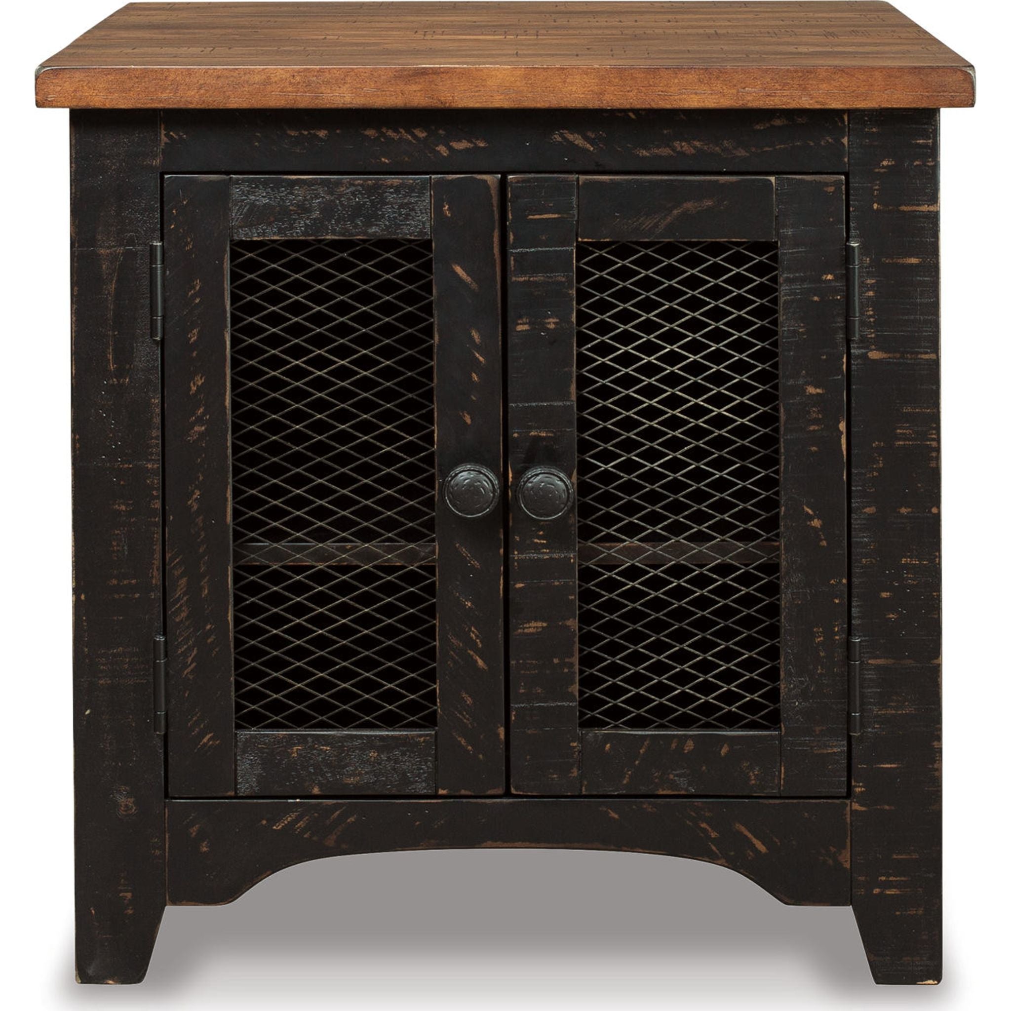 Table d'appoint Kendell - Noir/Marron