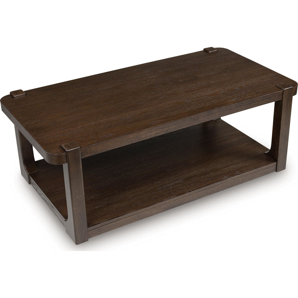 Table basse Breckington - Marron foncé