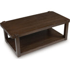 Table basse Breckington - Marron foncé
