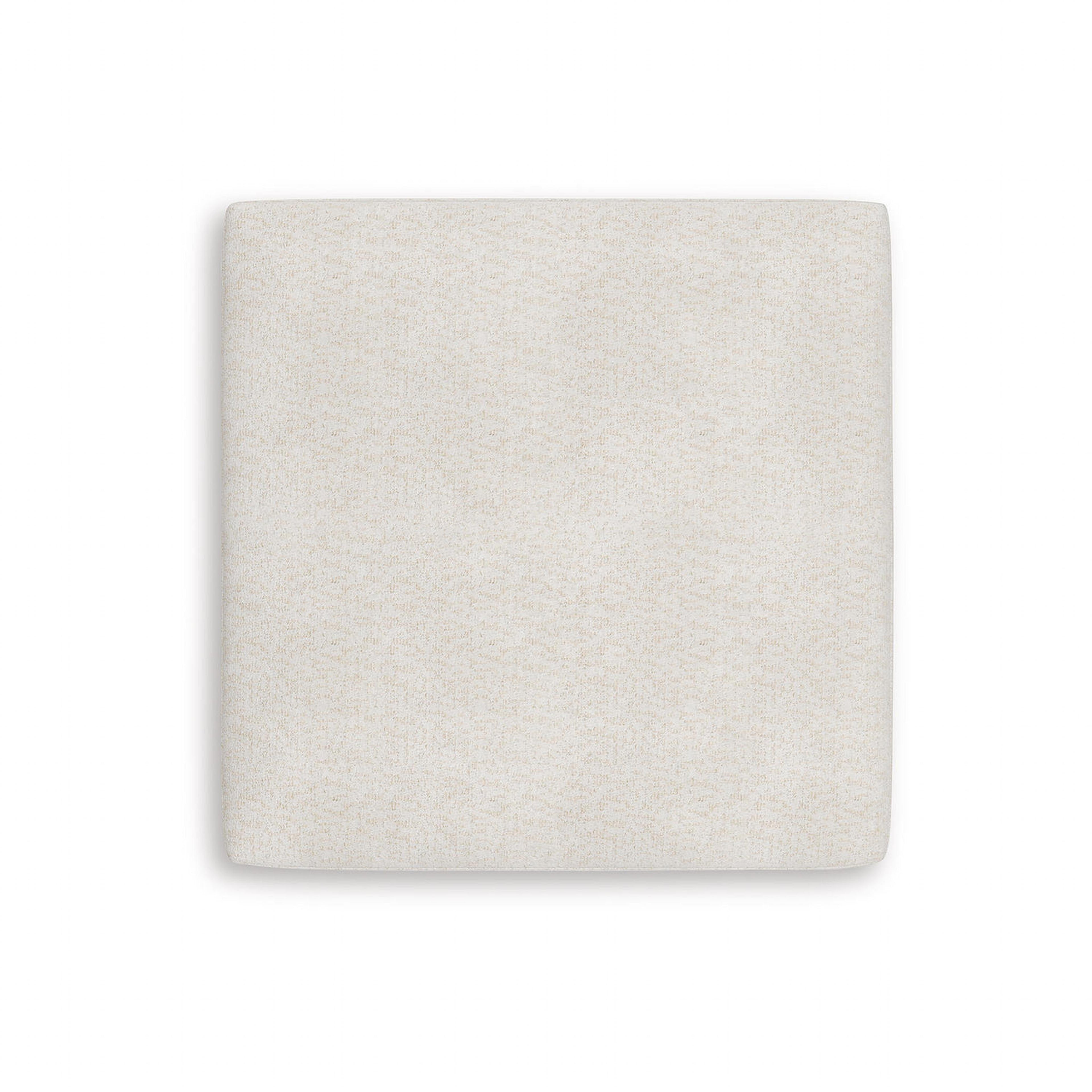 Pouf d'appoint surdimensionné Donelson Creek - Vanille