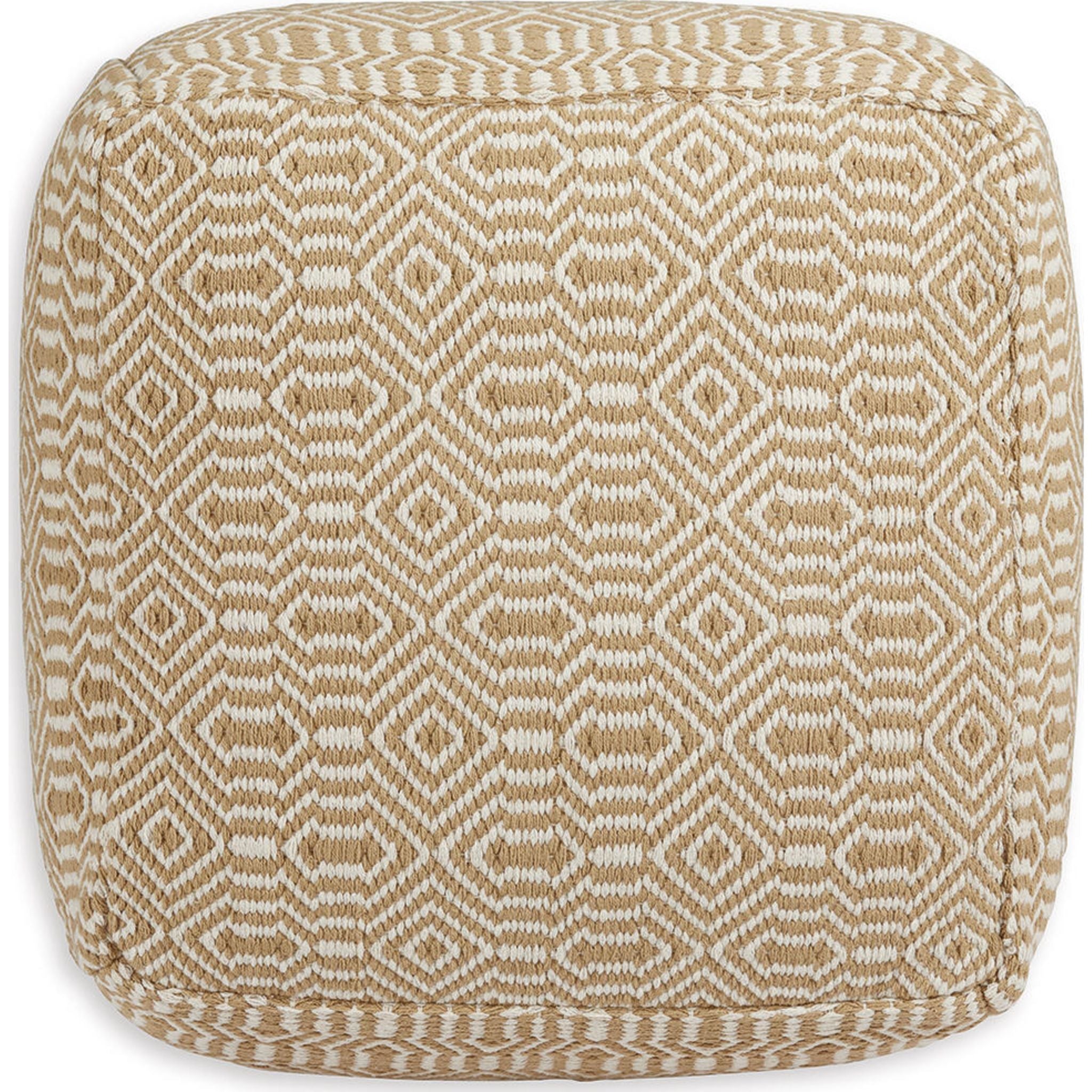 Pouf Adamont - Beige/Ivoire