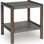 Table d'appoint Kallenny - Marron/Gris