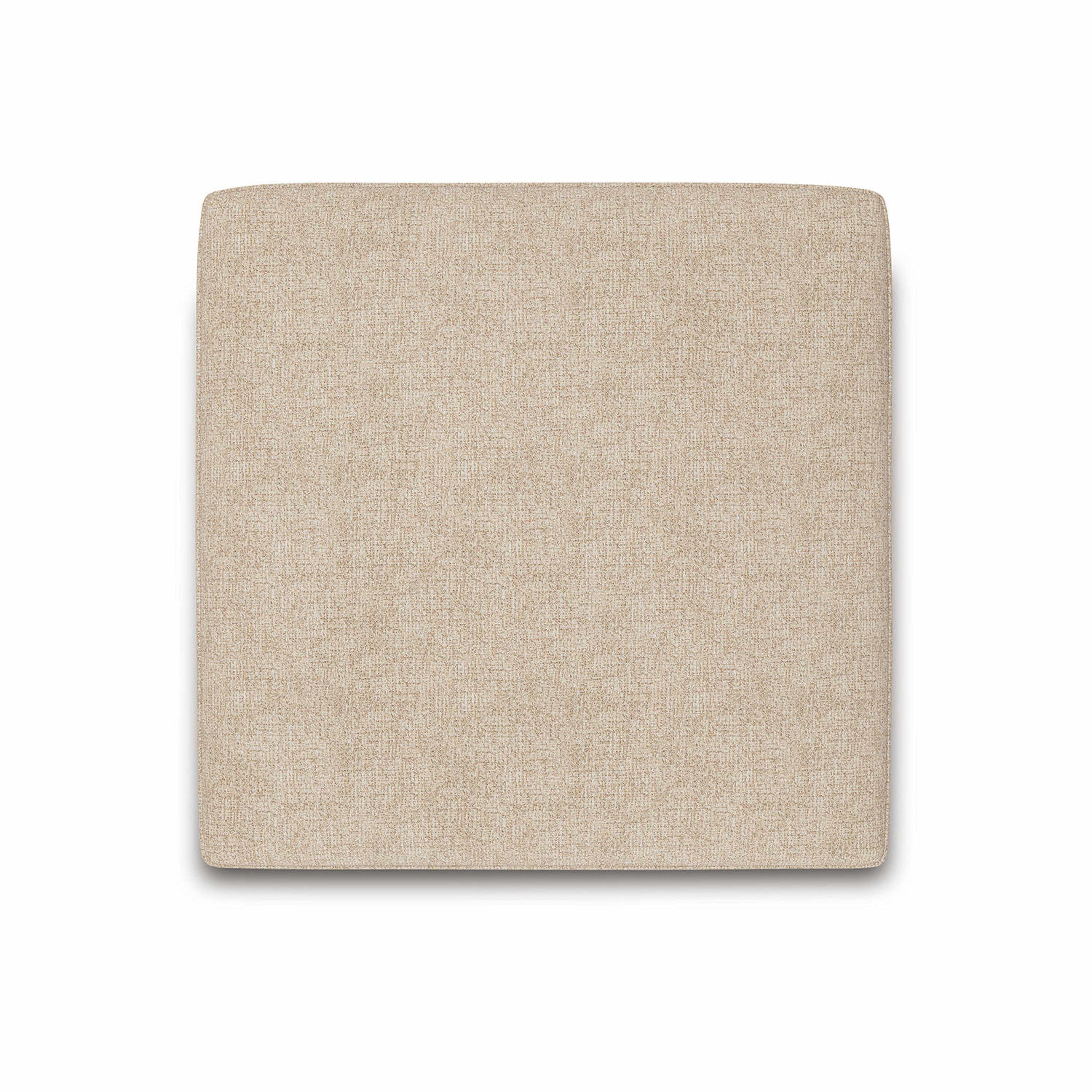 Pouf d'appoint surdimensionné Seyler - Sable