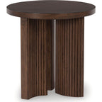 Table d'appoint Korestone - Brun foncé