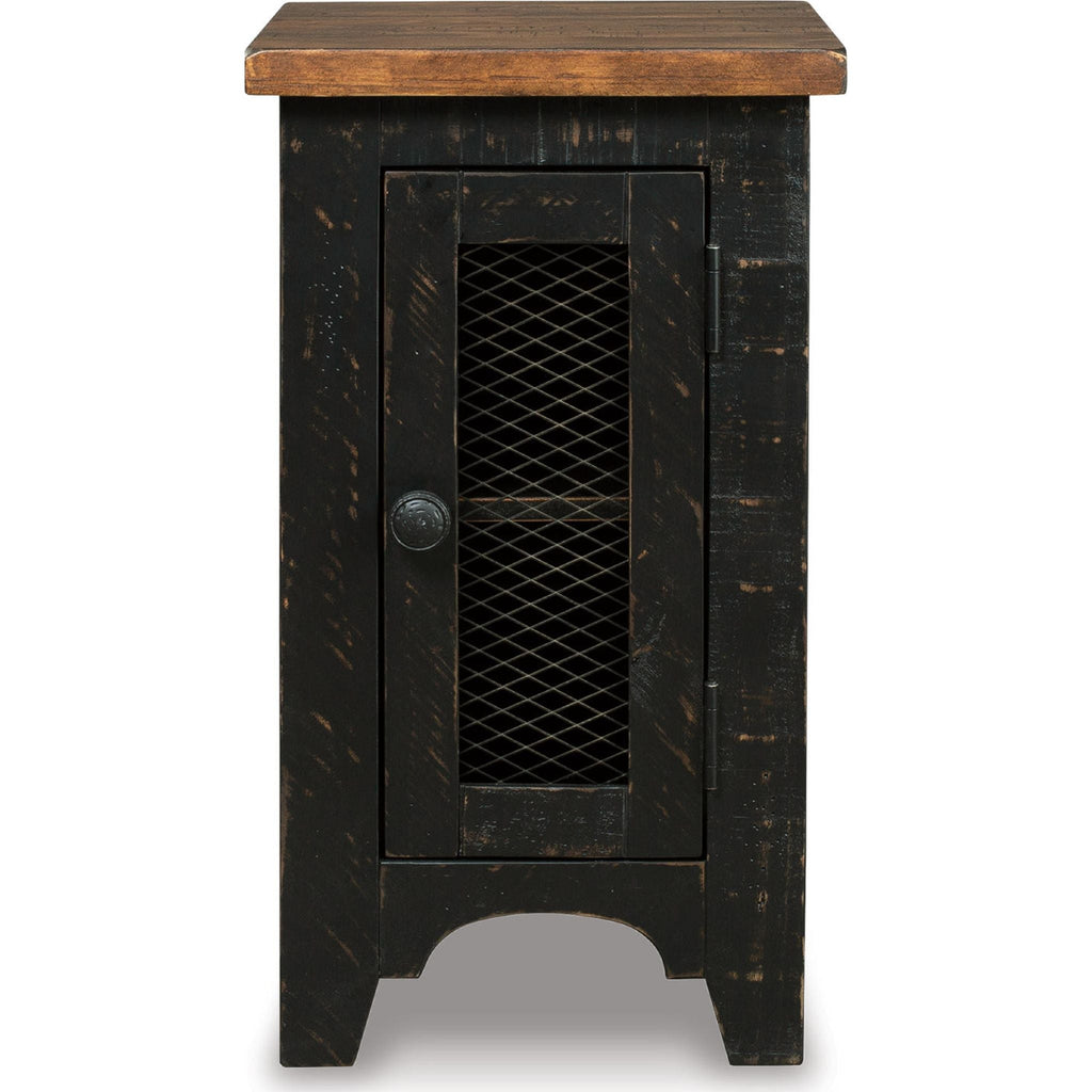 Table d'appoint Kendell Chair - Noir/Marron