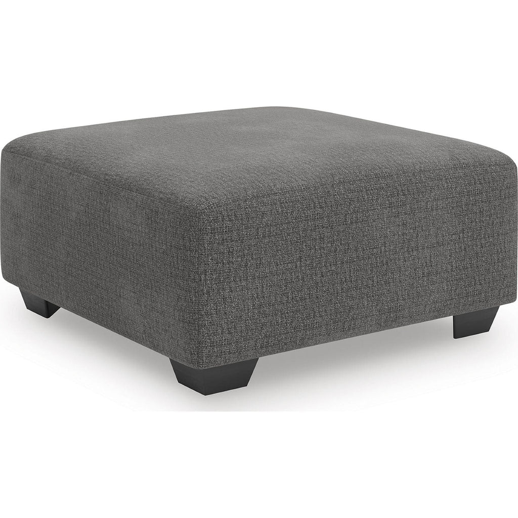 Pouf d'appoint surdimensionné Clarington - Gris pierre