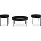 Lot de 3 tables Ardoline - Noires