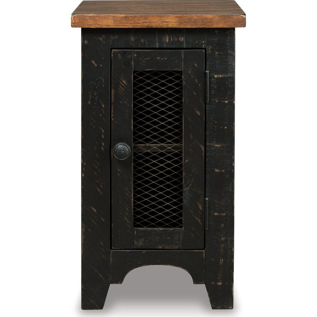 Table d'appoint Kendell Chair - Noir/Marron