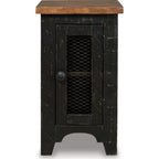 Table d'appoint Kendell Chair - Noir/Marron