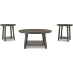 Lot de 3 tables Caitbrook - Gris