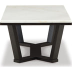 Table basse Fostead - Blanc/Espresso